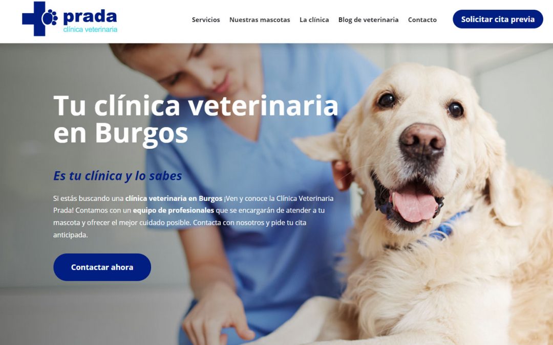 En Cínica Veterinaria Prada actualizamos nuestra imagen corporativa: nueva web, blog y redes sociales